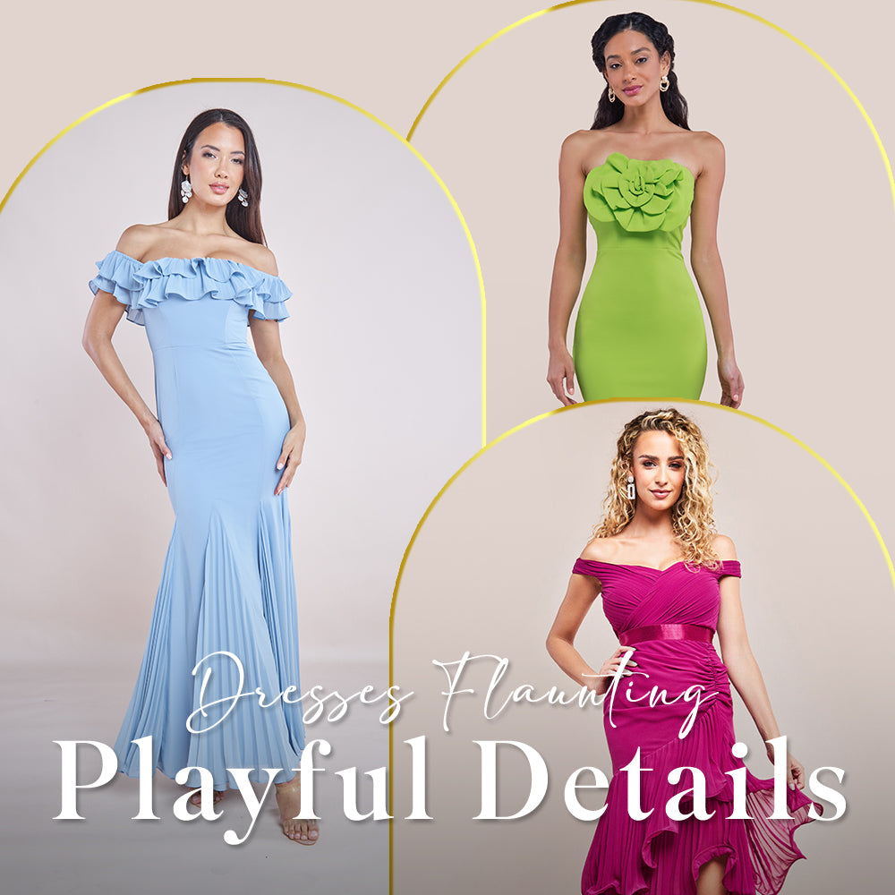 Dresses Flaunting Playful Details