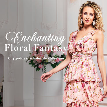Enchanting Floral Fantasy with Citygoddess Fashion Collections