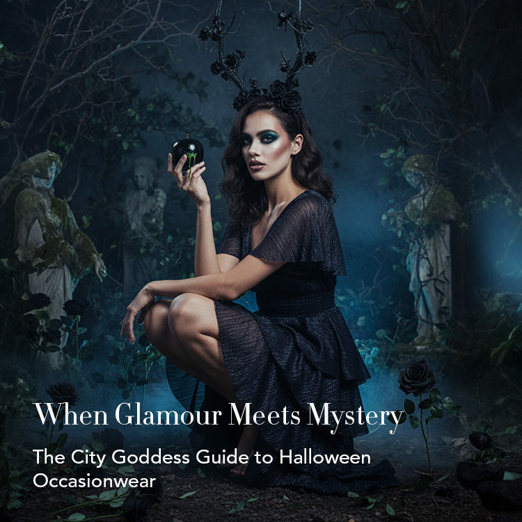 When Glamour Meets Mystery: The City Goddess Guide to Halloween Occasionwear