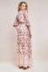 Ombre Floral Printed Wrap Maxi Dress DR4373