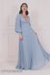 Front Knotted All Over Pleated Full Sleeve Maxi Dress DR3593