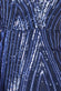 Dual Tone Patterned Sequin Maxi Dress DR3494