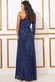 Goddiva One Shoulder Sequin Maxi Dress DR3618