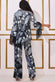Foil Print Kimono Set SET24