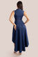 Denim Sleeveless High And Low Midaxi Dress DR4131