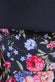 Scuba Foam Floral Bardot Midi Dress DR4302