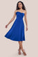 Frilled Halter Neck Strap Midi Dress DR4205