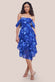 Bardot Asymmetric Handkerchief Tier Midaxi DR4248