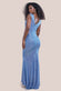 Twisted Knot Patterned Sequin Maxi Dress DR2723