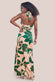 Printed Crossover Maxi Dress DR3602