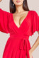 Wrap Front Maxi With Flutter Sleeves DR2565B