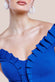 Off The Shoulder Frill Bodice Midi Dress DR4255