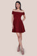 Bardot Pleated Skater Mini Dress DR2575A