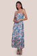 Bandeau Printed Maxi Dress DR3562