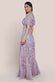 Flared Sleeve Embroidered Maxi Dress DR3279A