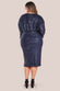 Off Shoulder Sequin Dolman Sleeve Midi Dress DR3321P
