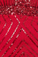 Sequined Starburst Scalloped Hem Midi Dress DR2617P