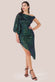 One Shoulder Asymmetric Midi Dress DR3702