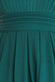 Embellished Crochet Laced Yoke Pleated Bodice Hi-Low Maxi Dress DR3820