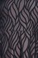 Puff Sleeve Side Slit Flared Jacquard Chiffon Midi Dress DR4447