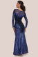Long Sleeve Aztec Sequin Maxi Dress DR3490