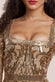 Sequin Square Neck Maxi With Scallop Hem DR4038