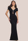 Diamante Embellished Bow Scuba Crepe Maxi Dress DR4493