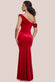 Cowl One Shoulder Velvet Maxi Dress DR4504