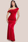 Cowl One Shoulder Velvet Maxi Dress DR4504