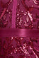 Embroidered Sequin & Mesh Maxi Dress DR2558