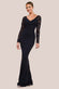 Scalloped Lace & Scuba Maxi Dress DR2449C