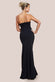 Scuba Crepe Bandeau Maxi With Diamante Necklace DR4271