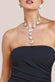 Scuba Crepe Bandeau Maxi With Diamante Necklace DR4271