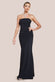 Scuba Crepe Bandeau Maxi With Diamante Necklace DR4271