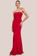 Scuba Crepe Bandeau Maxi With Diamante Necklace DR4271