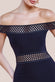 Off The Shoulder Ribbed Bodycon Maxi Dress DR4370