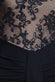 Sequin & Mesh Bodice Scuba Maxi Dress DR4391