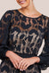 Lace Front Split Long Sleeve Maxi Dress DR4476