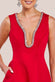 Diamante Embellished Fit And Flared Mini Dress DR4598
