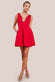 Diamante Embellished Fit And Flared Mini Dress DR4598