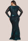 Starburst Embroidered Sequin Maxi Dress DR1824PLUS