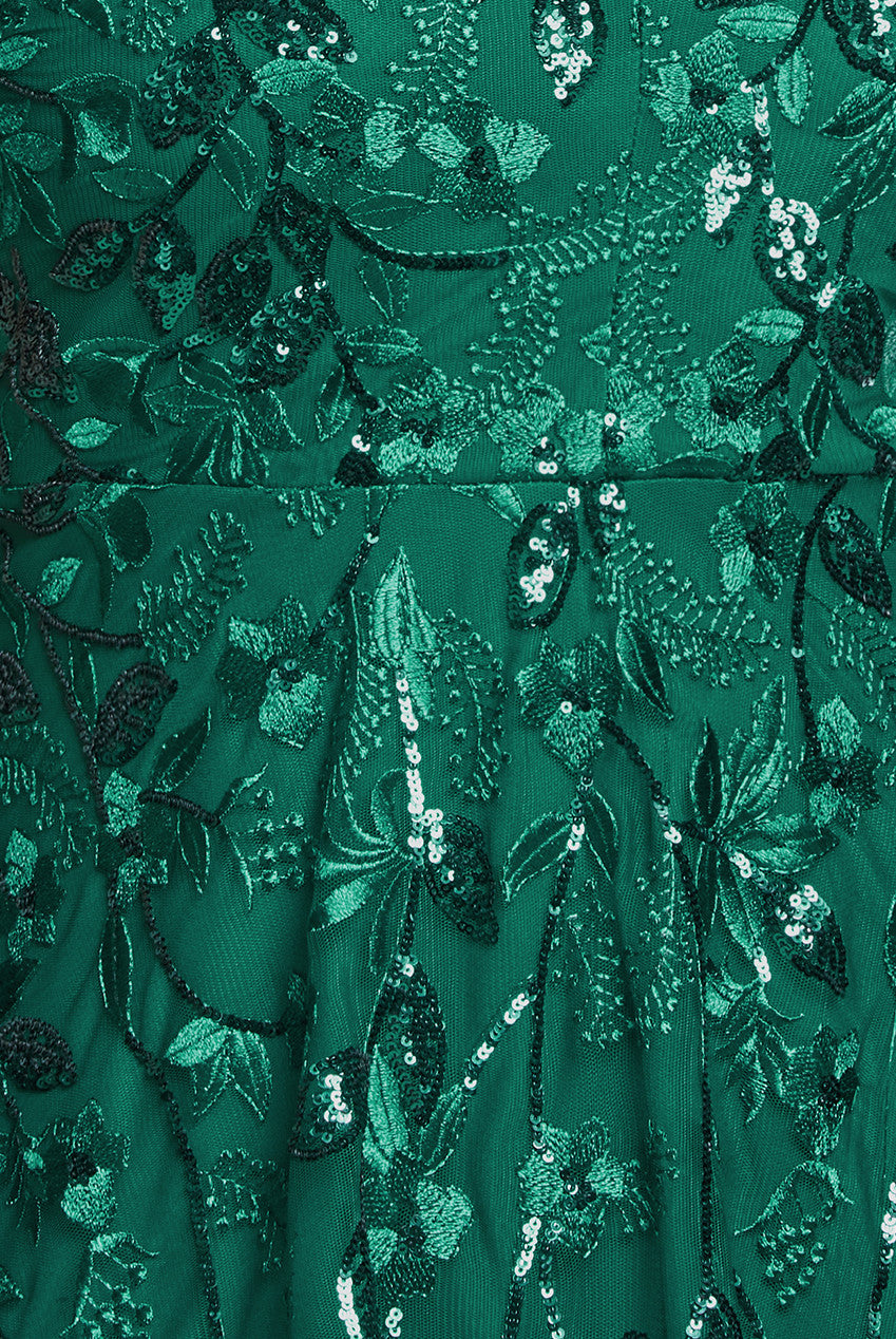Wholesale Flared Sleeve Embroidered Maxi Dress City Goddess Wholesale Flared Sleeve Embroidered Maxi Dress City Goddess