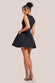 Diamante Embellished Fit And Flared Mini Dress DR4598