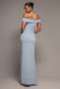 Off The Shoulder Maxi With Split DR1878