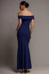 Off The Shoulder Maxi With Split DR1878