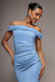 Off The Shoulder Maxi With Split DR1878