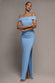 Off The Shoulder Maxi With Split DR1878