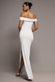 Off The Shoulder Maxi With Split DR1878