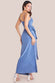 Wrap Front Maxi Slip Dress With Waist Tie-Up DR2250C