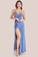 Wrap Front Maxi Slip Dress With Waist Tie-Up DR2250C